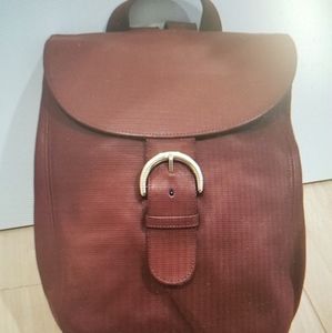 Leather Vintage Coach backpack